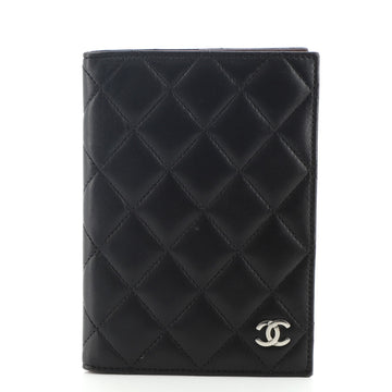 Chanel Passport Holder Quilted Lambskin