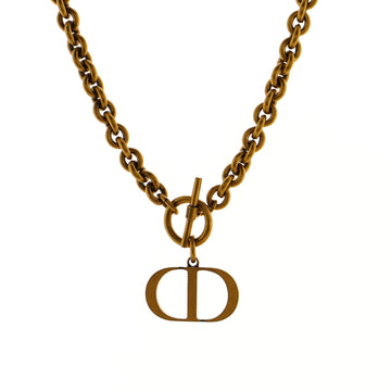 Christian Dior 30 Montaigne Pendant Chain Necklace Metal
