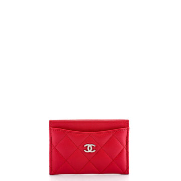 Chanel Classic Card Holder Quilted Caviar