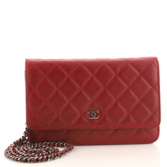Chanel Wallet on Chain Quilted Caviar