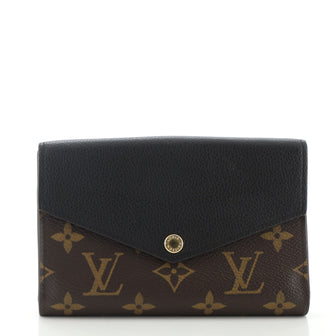 Louis Vuitton Pallas Compact Wallet Monogram Canvas and Calfskin