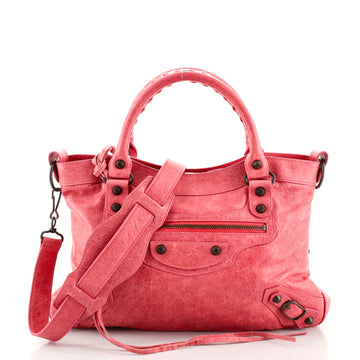 Balenciaga Town Classic Studs Bag Leather