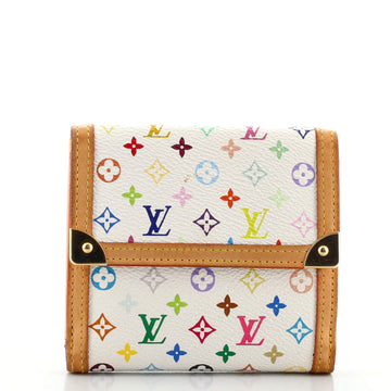 Louis Vuitton Porte-Monnaie Billets Wallet Multicolor Canvas