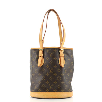 Louis Vuitton Petit Bucket Bag Monogram Canvas