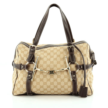 Gucci Limited Edition 85th Anniversary Boston Bag GG Canvas