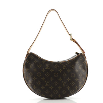 Louis Vuitton Croissant Handbag Monogram Canvas MM