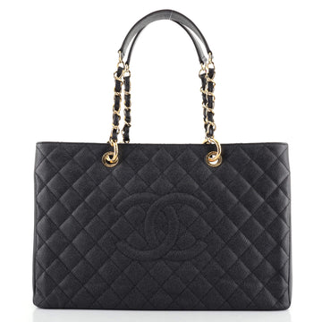 Chanel Grand Shopping Tote Quilted Caviar XL