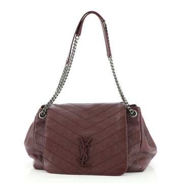 Saint Laurent Nolita Satchel Matelasse Chevron Leather Medium
