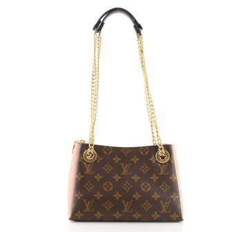 Louis Vuitton Surene Handbag Monogram Canvas with Leather BB