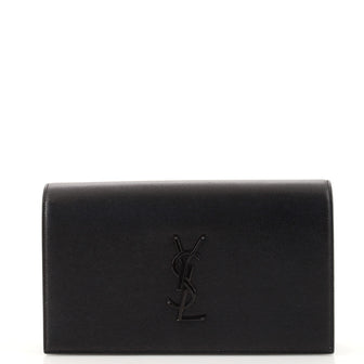 Saint Laurent Classic Monogram Clutch Leather