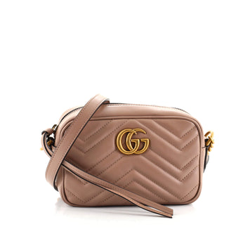 Gucci GG Marmont Shoulder Bag Matelasse Leather Mini