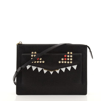 Fendi Monster Crossbody Bag Leather