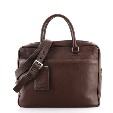 Prada Convertible Pocket Briefcase Vitello Daino Medium