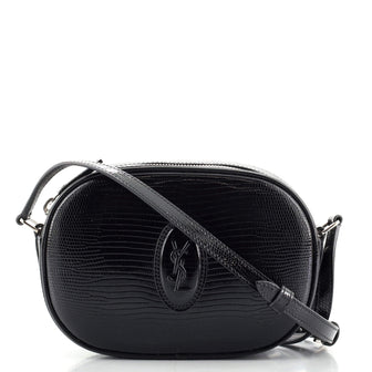 Saint Laurent Le 61 Camera Bag Lizard Embossed Patent