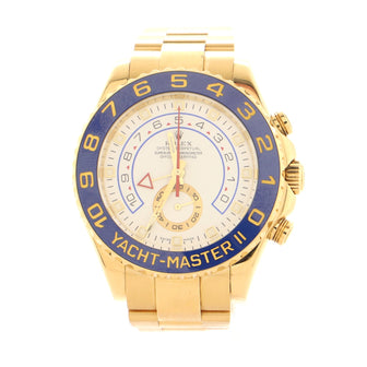 Rolex Oyster Perpetual Yacht-Master II Chronograph Automatic Watch Yellow Gold and Cerachrom 44