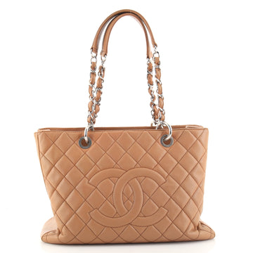 Chanel Grand Shopping Tote Quilted Caviar