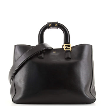 Fendi FF Handle Tote Leather Medium