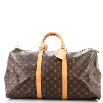 Louis Vuitton Keepall Bag Monogram Canvas 50