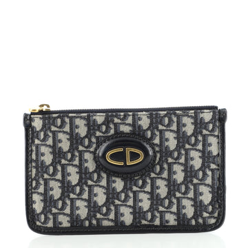 Christian Dior CD Zip Pouch Oblique Canvas Small