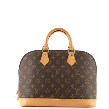 Louis Vuitton Vintage Alma Handbag Monogram Canvas PM