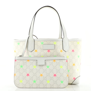Gucci Star Tote Printed GG Coated Canvas Small