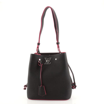 Louis Vuitton Lockme Bucket Bag Leather