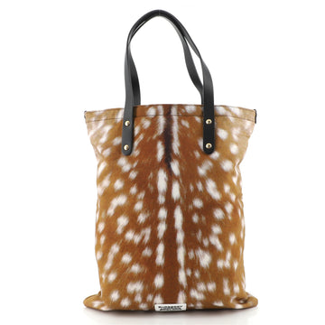 Burberry Flat Tote Printed Nylon Large