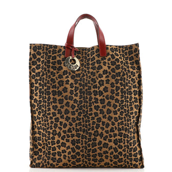 Fendi Special Shopping Tote Printed Canvas Large