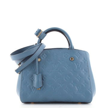 Louis Vuitton Montaigne Handbag Monogram Empreinte Leather BB