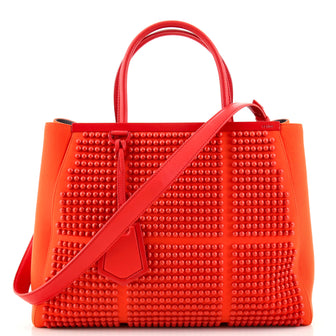 Fendi 2Jours Bag Studded Neoprene Medium