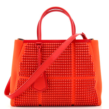 Fendi 2Jours Bag Studded Neoprene Medium
