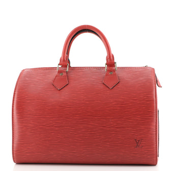 Louis Vuitton Speedy Handbag Epi Leather 30