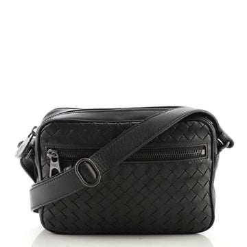 Bottega Veneta Front Pocket Camera Bag Intrecciato Nappa Small