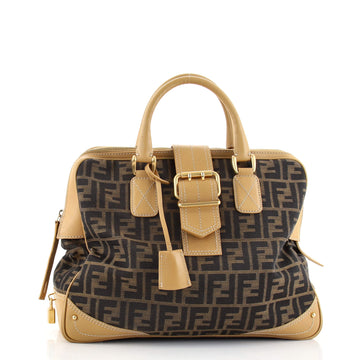 Fendi Vintage Frame Doctor Bag Zucca Canvas Large