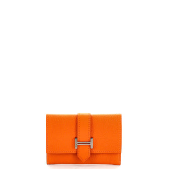 Hermes Bearn Flap Card Case Chevre Mysore