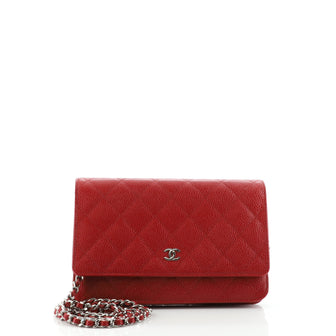 Chanel Wallet on Chain Quilted Caviar