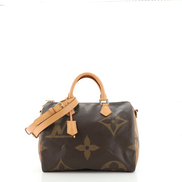 Louis Vuitton Speedy Bandouliere Bag Reverse Monogram Giant 30