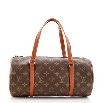 Louis Vuitton Papillon Handbag Monogram Canvas 30