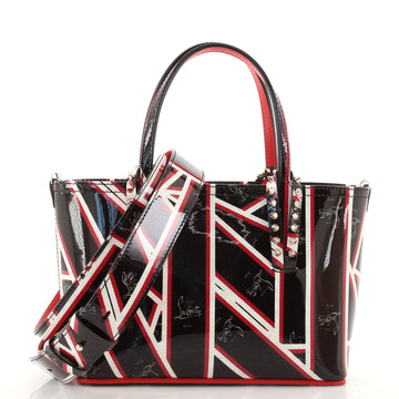 Christian Louboutin Cabata East West Tote Printed Patent Mini
