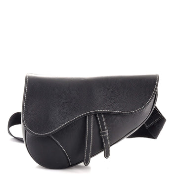 Christian Dior Saddle Crossbody Bag Leather