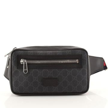 Gucci Soft Zip Belt Bag GG Coated Canvas Small