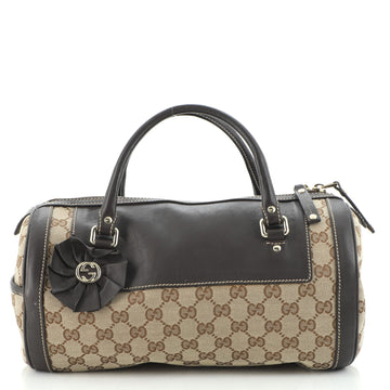 Gucci Trophy Boston Bag GG Canvas Medium