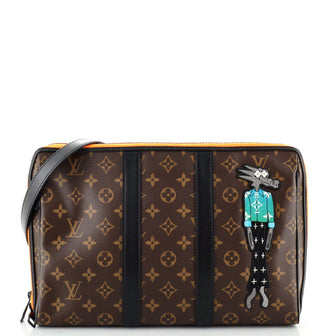 Louis Vuitton Keepall Pouch Monogram Canvas with LV Friends Patch