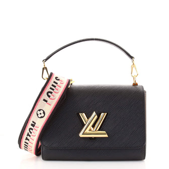 Louis Vuitton Twist Strap Top Handle Bag Epi Leather MM