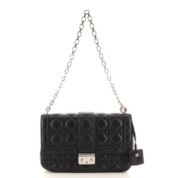 Christian Dior Miss Dior Flap Bag Cannage Quilt Lambskin Medium