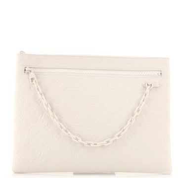 Louis Vuitton A4 Pouch Monogram Taurillon Leather