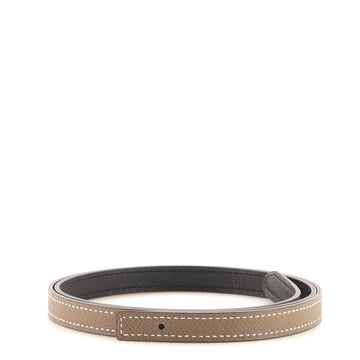 Hermes Reversible Belt Strap Leather 13mm