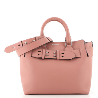 Burberry Belt Tote Leather Small