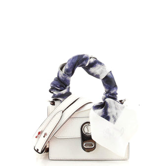 Christian Louboutin Elisa Top Handle Bag Leather with Silk Nano