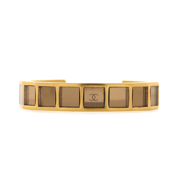 Chanel CC Mirror Cuff Bracelet Metal